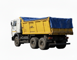 Полог пвх двухсторонний на камаз 45412 (5,86х3,72м.) с люверсами по периметру